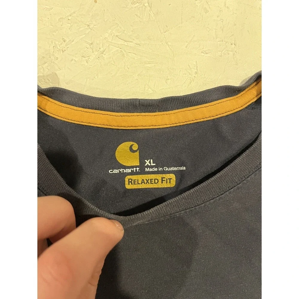 Men's XL Carhartt Force Relaxed Fit Short‎ Sleeve Crewneck T-Shirt State Tech